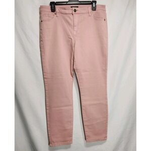 Buffalo David Bitton Womens Size 14/34 Aubrey Midrise Stretch Super Soft Pink‎